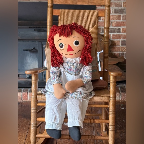 Rare Vintage 1960's XL Annabelle The Original Knickerbocker Raggedy Ann Doll - Picture 7 of 11